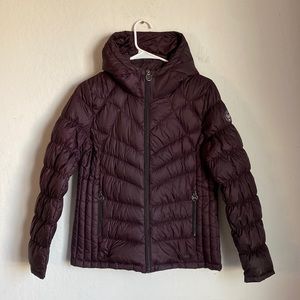 Micheal Kors Wmn Puffer Packable Zip Up Jacket